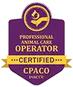 PACCC Certified Professional Animal Care Operator